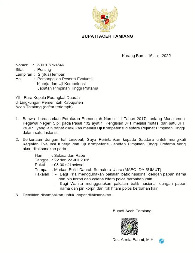 Mencari Aktor Intelektual di Balik Jebakan Batman Calon Sekda Aceh Tamiang