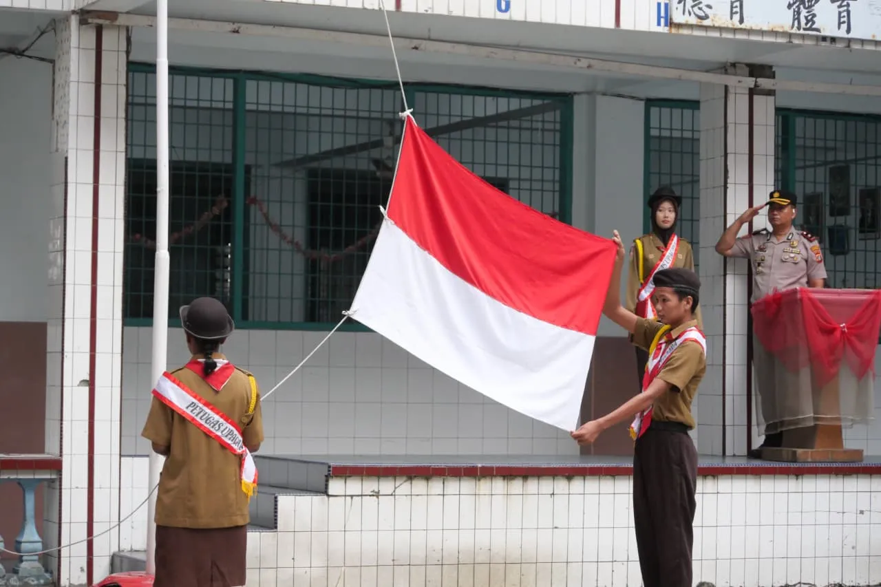 Polres Asahan Peduli Pendidikan di Perguruan Diponegoro Kisaran