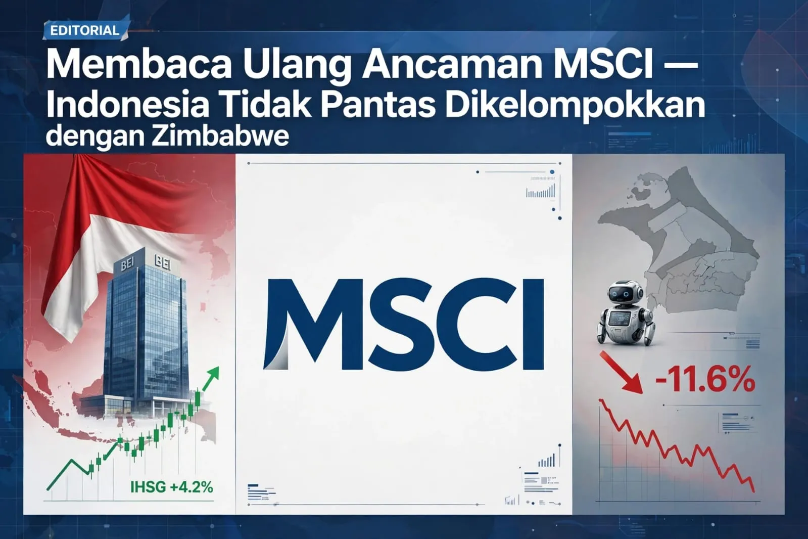 Indonesia Bukan Zimbabwe: Membaca Ulang Ancaman MSCI di Tengah Rupiah 18.027---Danantara 1T sebagai Penahan Gejolak