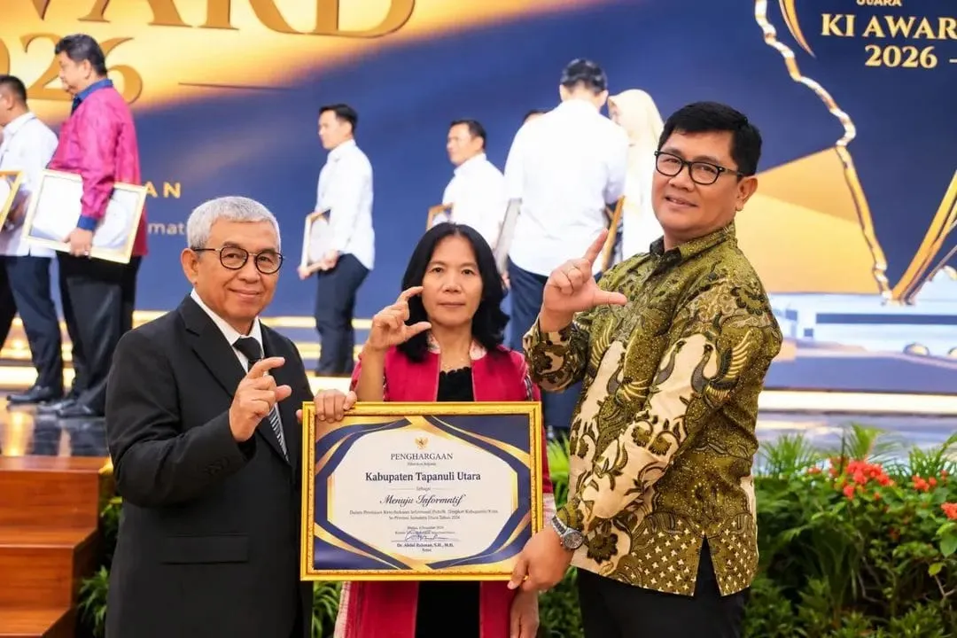 Taput Raih Predikat Menuju Informatif dalam Monev Keterbukaan Informasi Publik