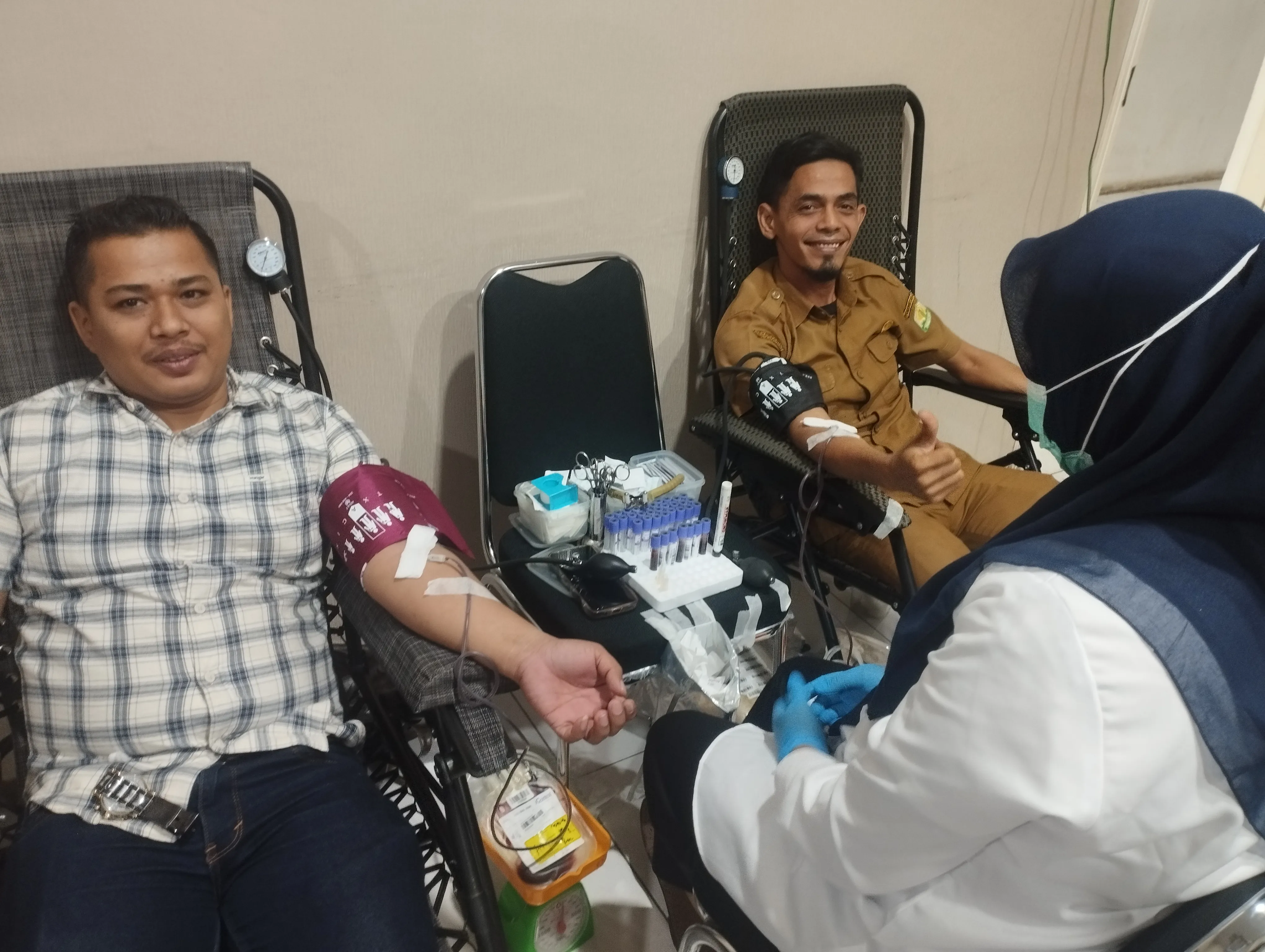 Donor Darah Tahap IV, Amil Baitul Mal Aceh Kumpulkan 45 Kantong Darah
