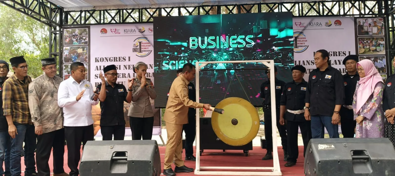 Kongres I Ansu Sumut, Bupati Sergai Sebut 150 KK Warga Bagan Kuala Belum Bersedia Direlokasi