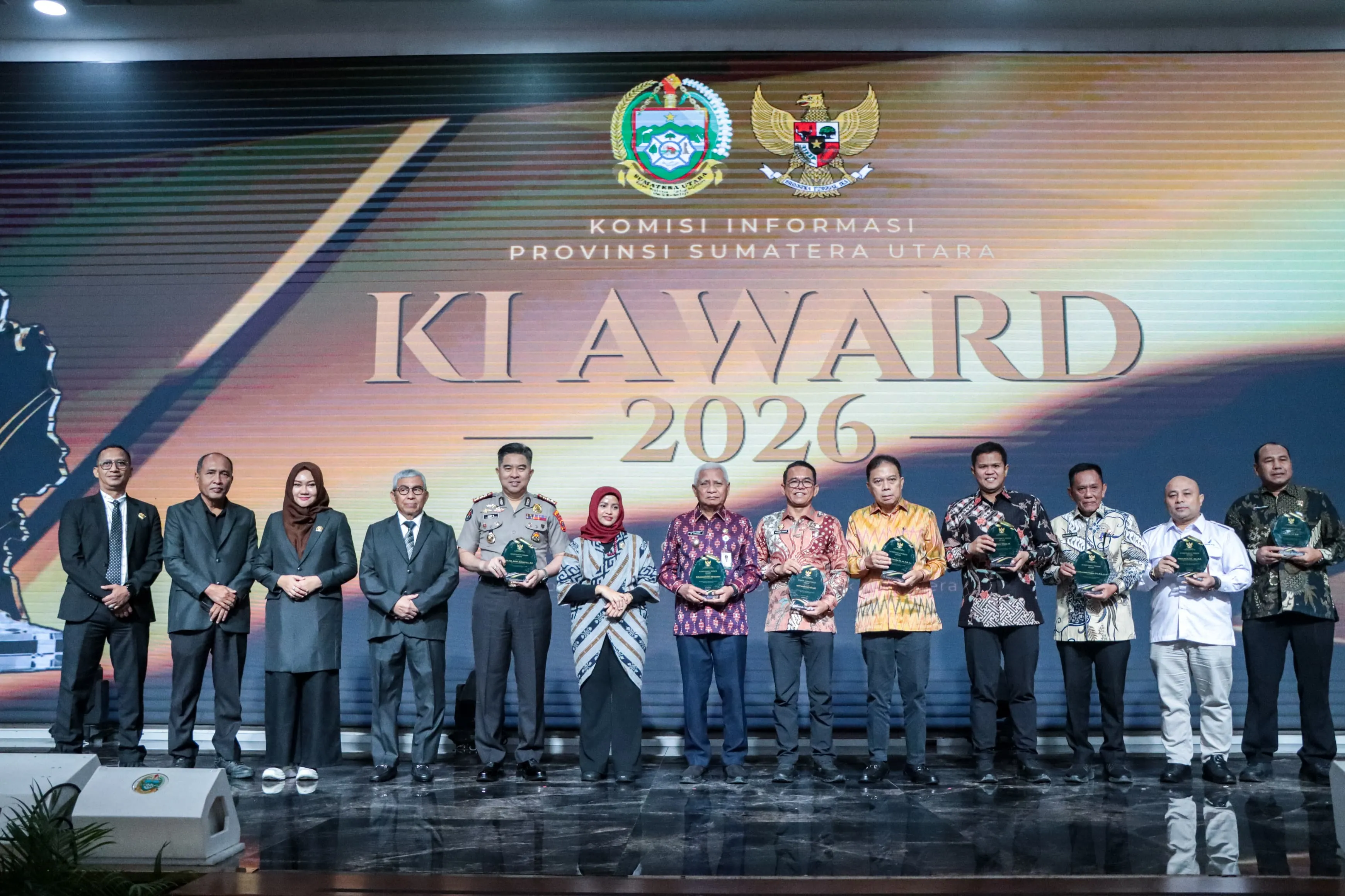 Sergai Raih Dua Penghargaan Komisi Informasi Sumut Award 2026