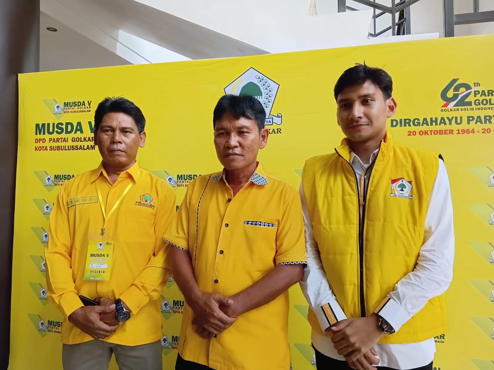 Fajri Munte Ketua DPD II Golkar Kota Subulussalam