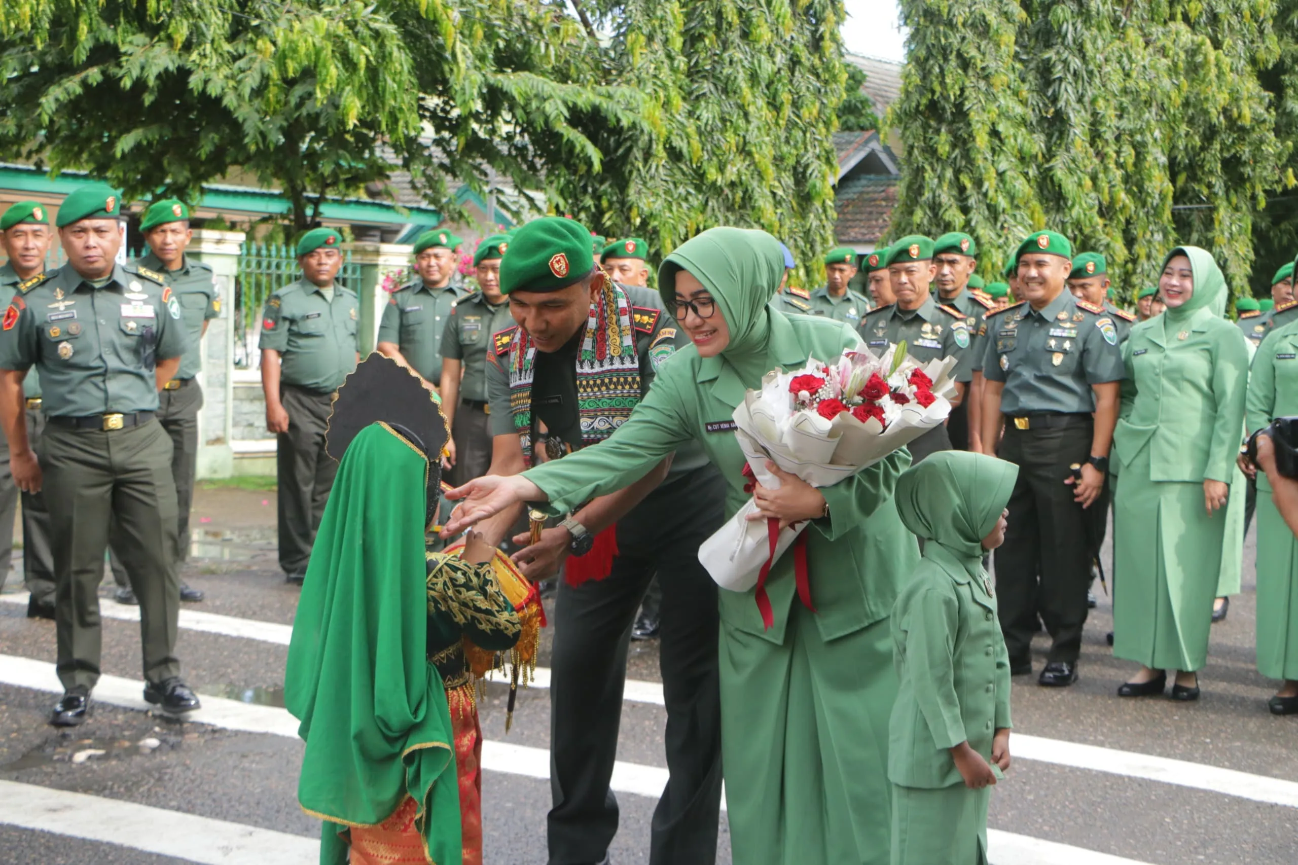Lepas Sambut Danrem 011/Lilawangsa, Tradisi Militer dan Adat Aceh Berpadu