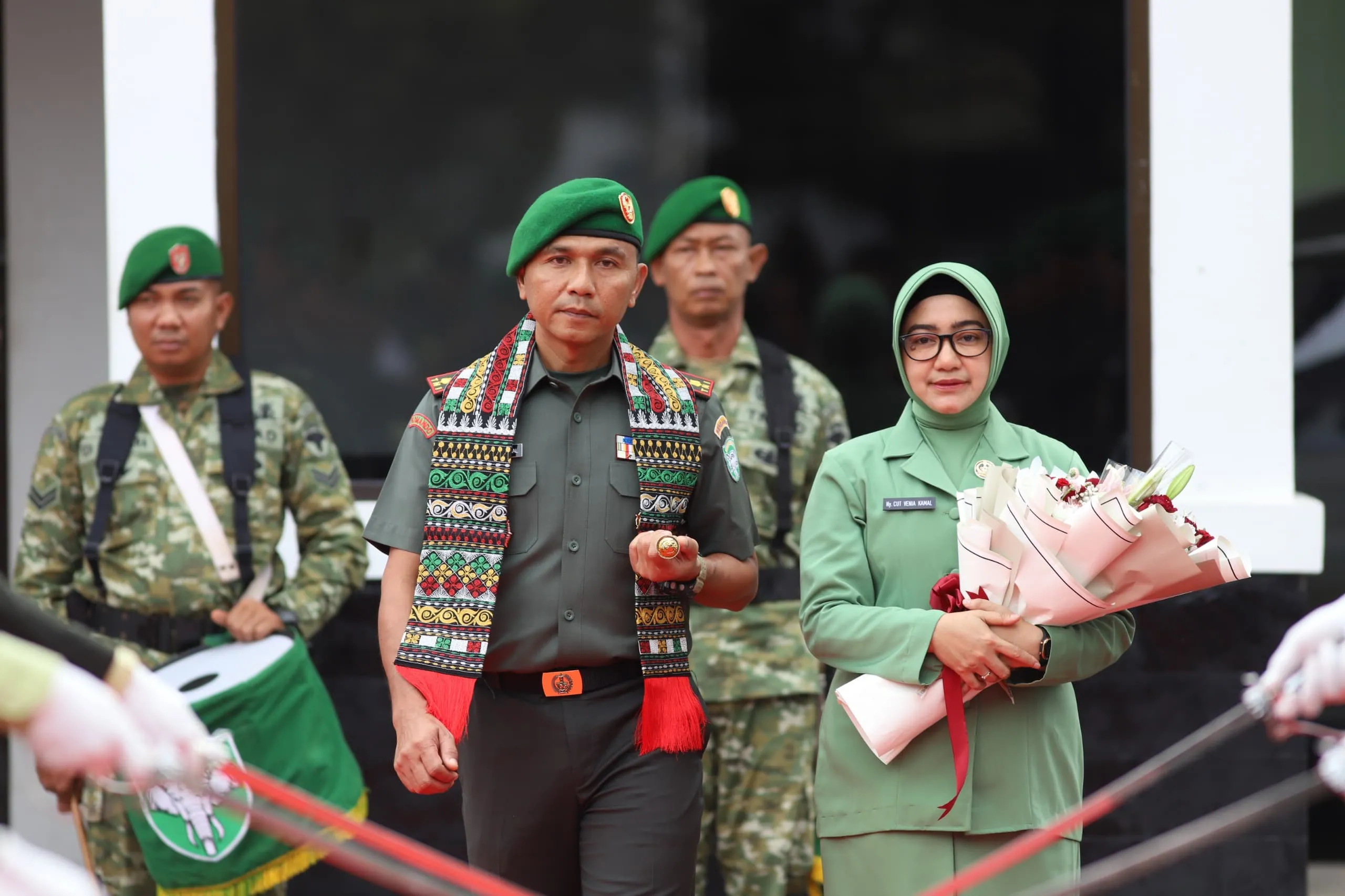 Lepas Sambut Danrem 011/Lilawangsa, Tradisi Militer dan Adat Aceh Berpadu