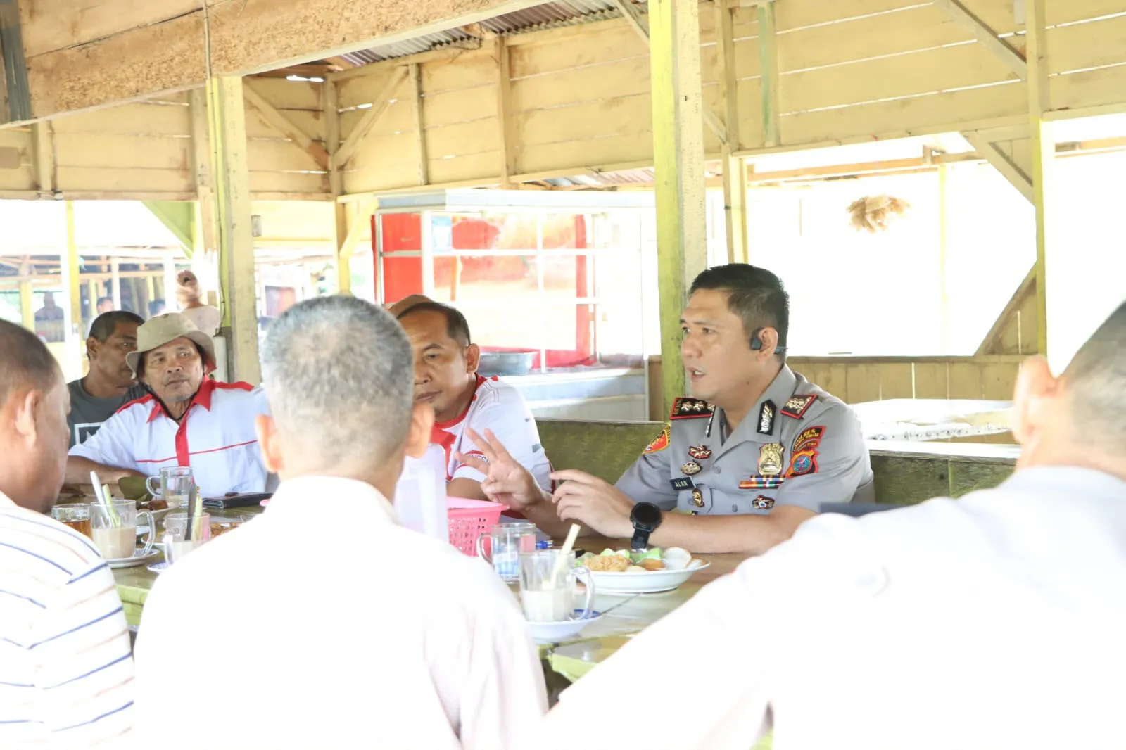 Kapolres Tapteng Ajak Warga Lubuk Tukko Baru Bersama Perangi Narkoba