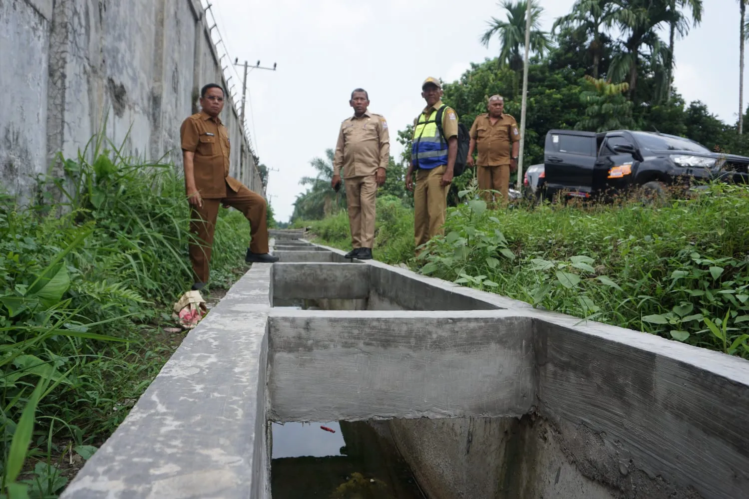 Drainase Rp761 Juta Dibangun di Simpang Lonceng–Ujung Lingga, Cegah Banjir dan Longsor