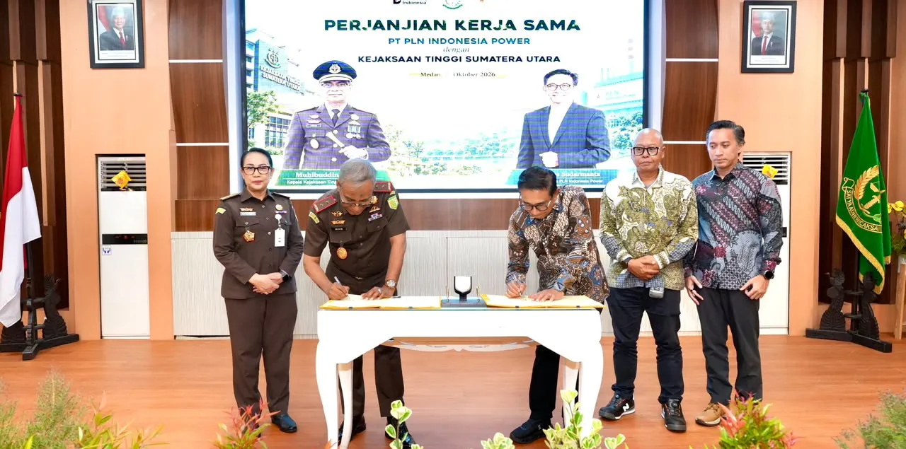 Perkuat Tata Kelola dan Kepastian Hukum, PLN Indonesia Power Jalin Kerja Sama Dengan Kejatisu