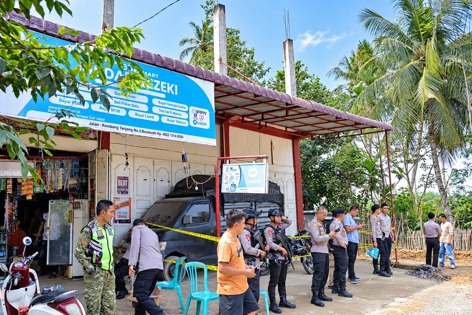 Di Balik Garis Polisi, Berapa Kilo Sabu Tersembunyi?