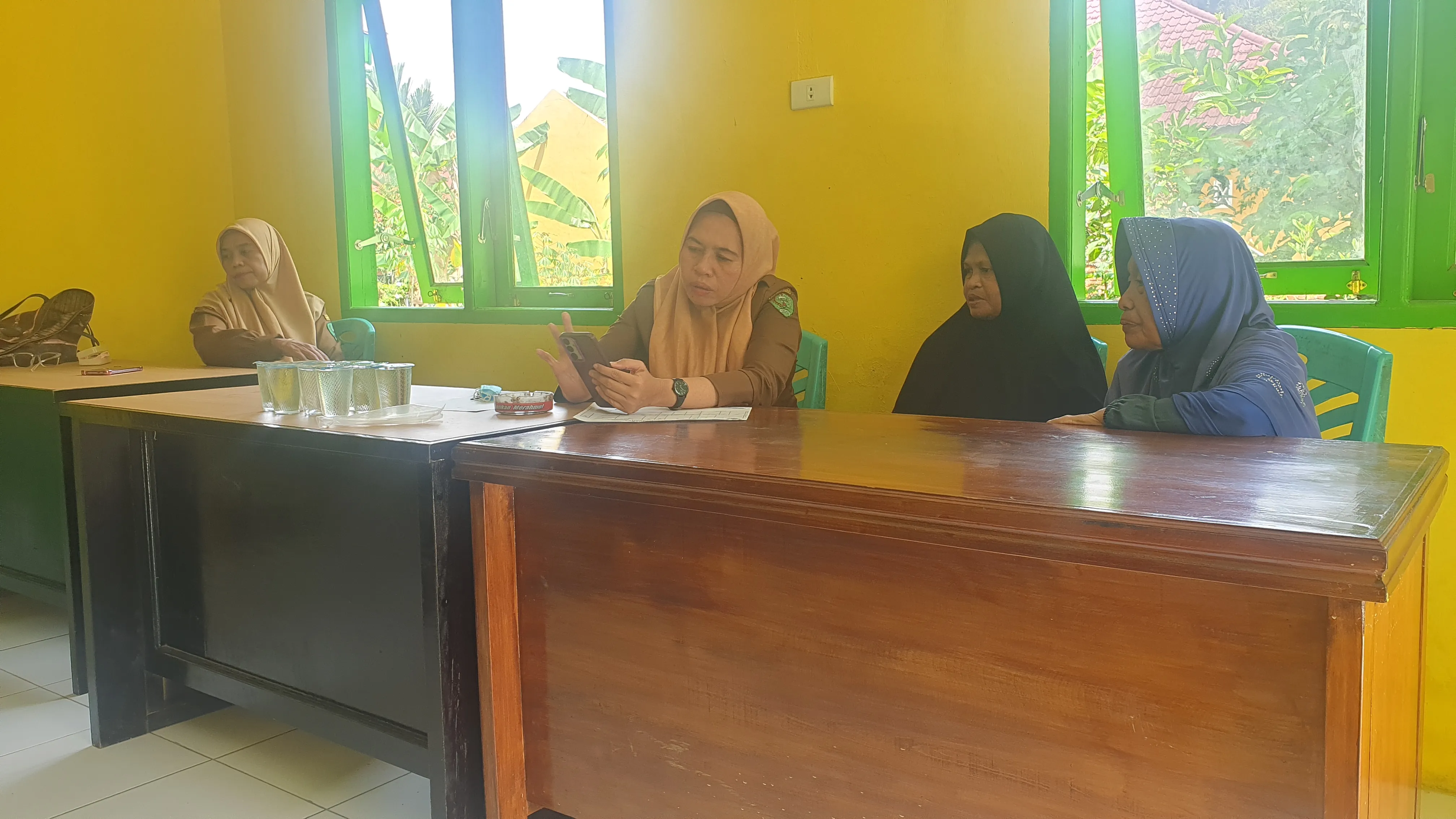 Sempat Tumbang karena Longsor, Kantor Kelurahan Sitamiang Baru Direhab Pakai TKD Tambahan