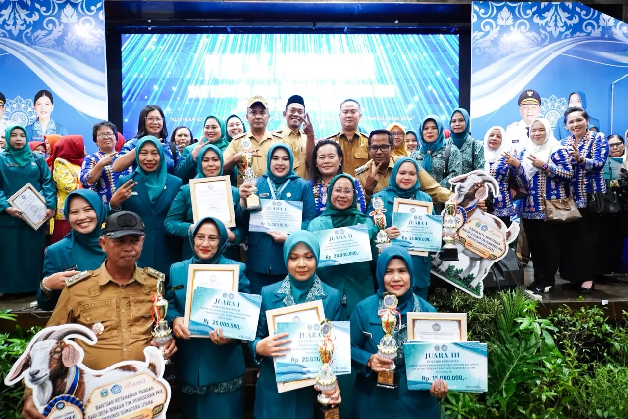 Deliserdang Raih Prestasi di Lima Kategori Lomba HKG PKK Sumut 2026