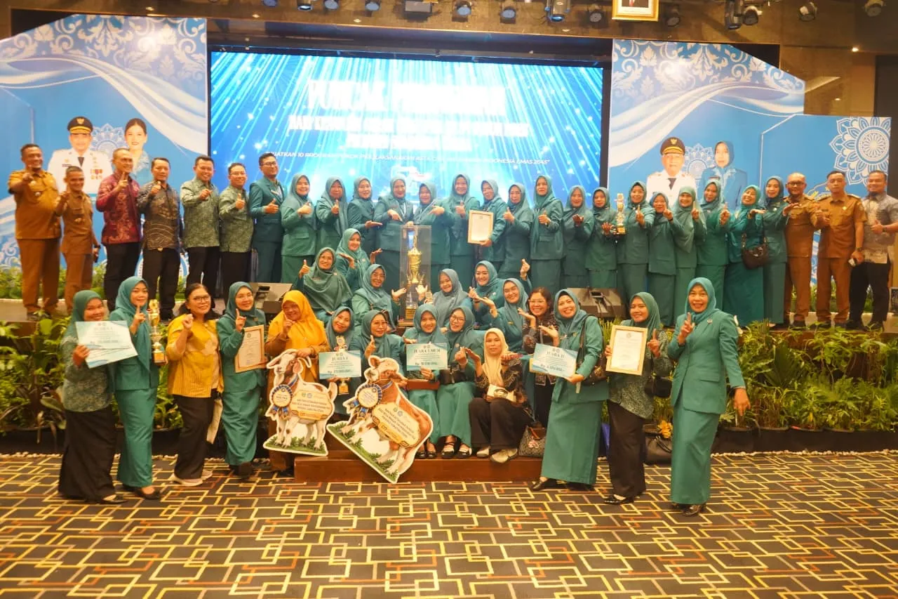 TP PKK Kabupaten Asahan Sabet Juara Umum Lomba HKG PKK Tingkat Sumatera Utara 2026