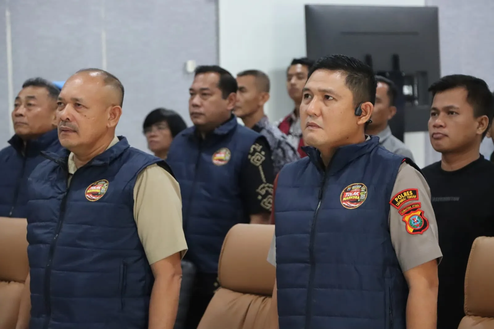 Polres Tapteng dan Forkopimda Perkuat Komitmen Berantas Narkoba