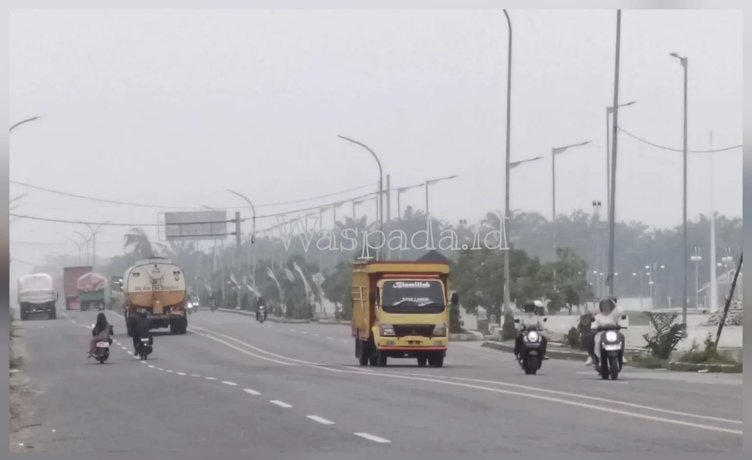 Kabut Asap Karhutla Ganggu Jarak Pandang di Sergai