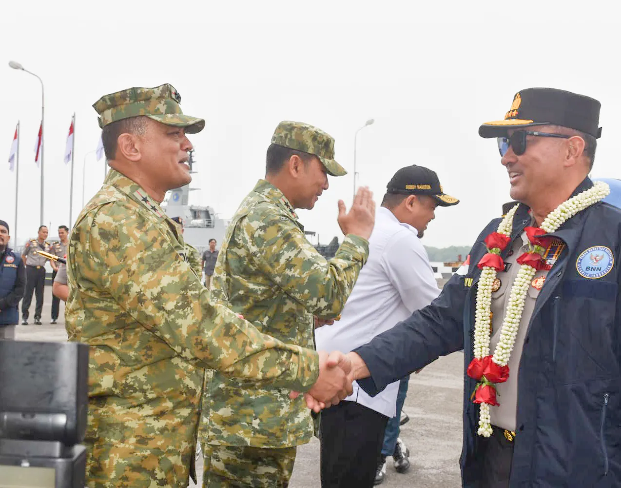 KAL Viper Dan KAL Telaga Tujuh Kawal Kapal Tanker Global 168 Bawa 1,16 Ton Narkoba Dari Selat Malaka Hingga Belawan