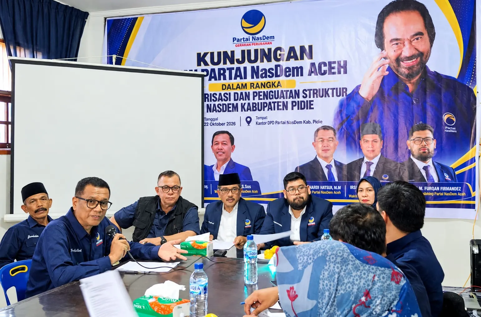 Tim DPW NasDem Aceh Sambangi Pidie
