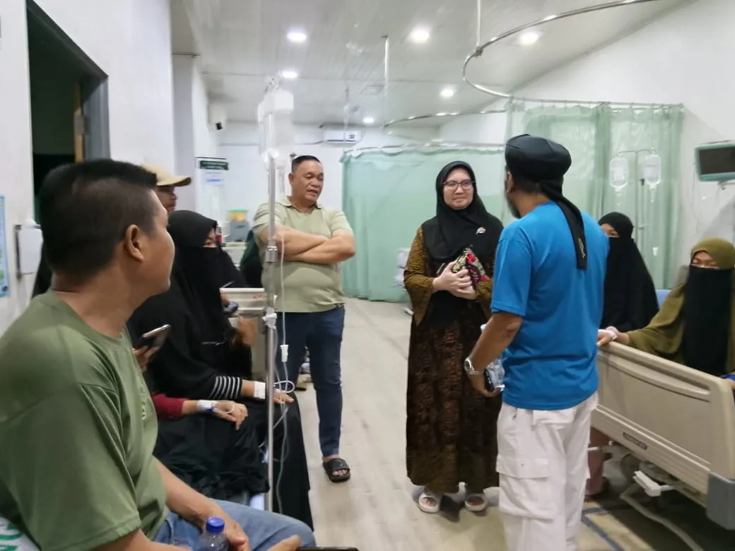 Puluhan Santri Korban Keracunan Dirujuk Ke RS Haji Medan