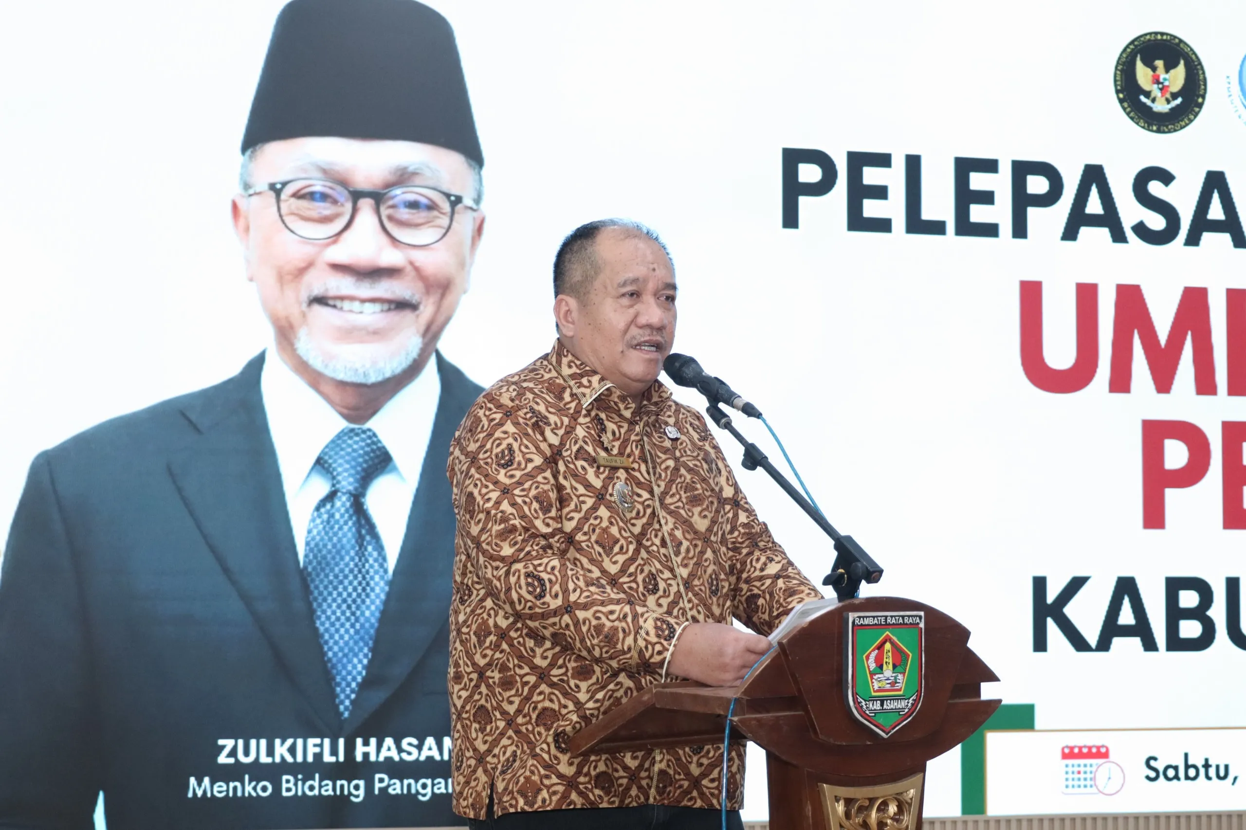 Ekspor Perdana 40 Ton Terasi Asahan ke Thailand, Menko Pangan Apresiasi UMKM Kabupaten Asahan