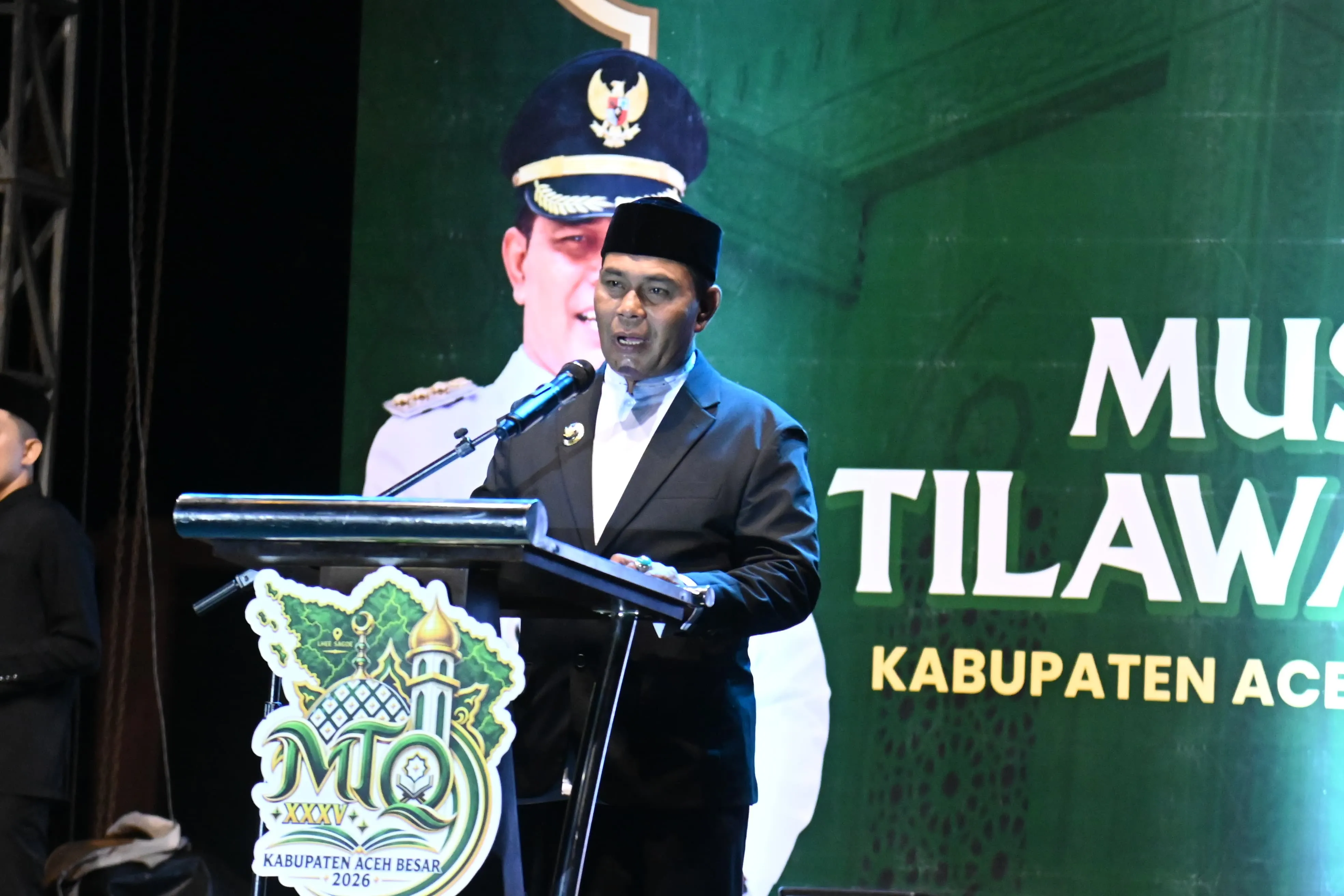 Syech Muharram Buka MTQ XXXV Aceh Besar, 665 Peserta Bersaing di 9 Lokasi Lomba