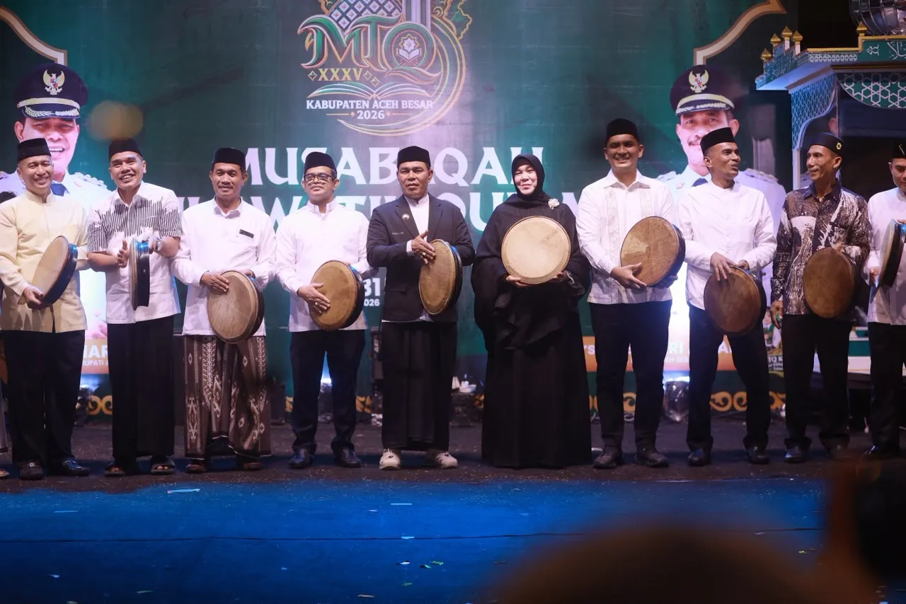 Syech Muharram Buka MTQ XXXV Aceh Besar, 665 Peserta Bersaing di 9 Lokasi Lomba