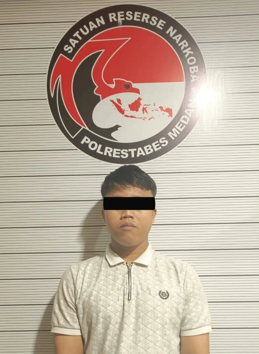 Satresnarkoba Polrestabes Medan Ringkus 2 Pentolan Geng Motor, 8 Butir Ekstasi Disita