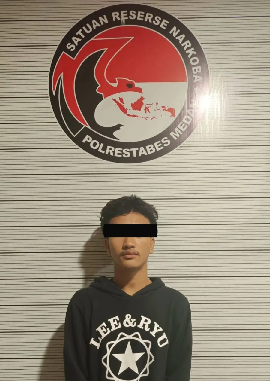 Satresnarkoba Polrestabes Medan Ringkus 2 Pentolan Geng Motor, 8 Butir Ekstasi Disita
