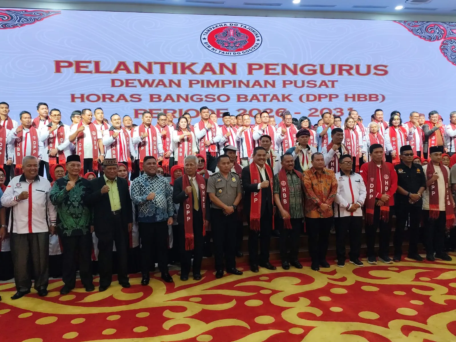 Kakanwil Imigrasi Sumut Hadiri Pelantikan DPP Horas Bangso Batak, Perkuat Kolaborasi Lintas Sektor