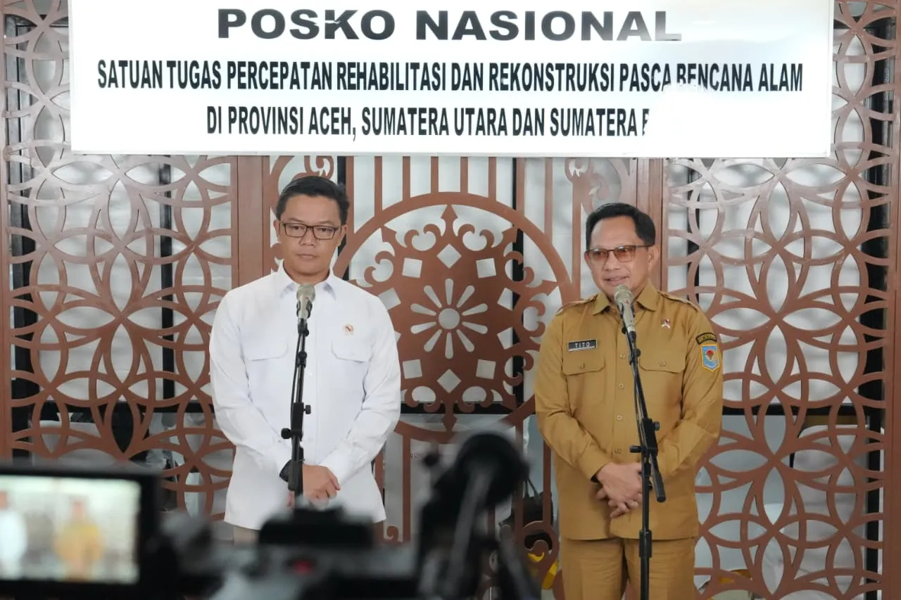 Kasatgas PRR Dorong Optimalisasi Anggaran, Pemulihan Pascabencana Sumatera Catat Progres