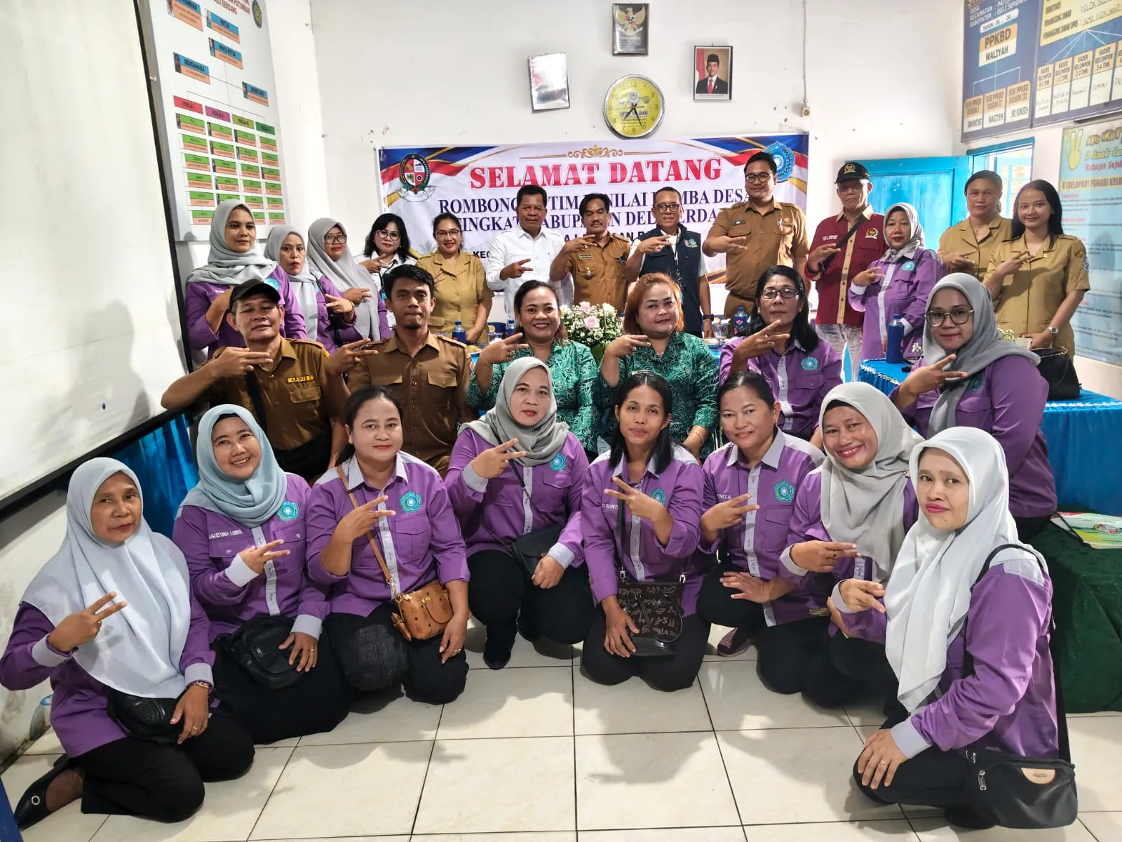Forum Kabupaten Sehat Lakukan Penilaian Lomba Desa Sehat Kabupaten Deliserdang