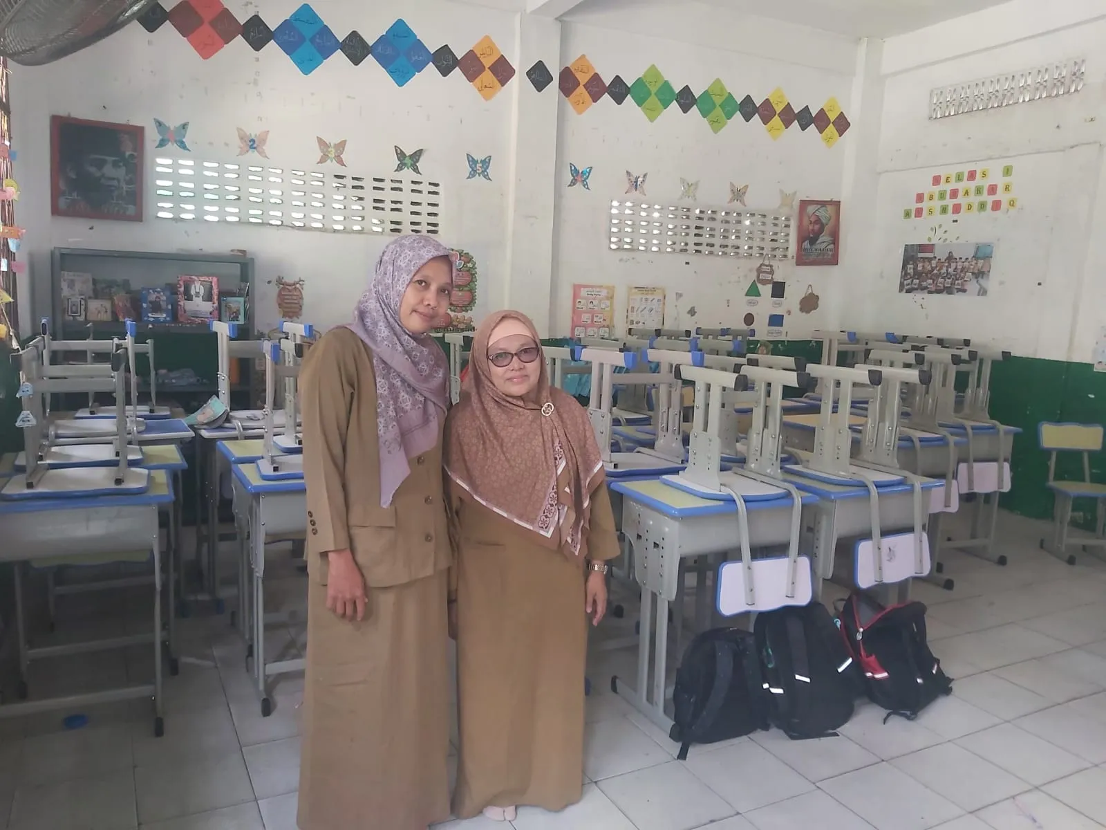 SD Islam Terpadu Al Anshar Tanjungpura Coba Bangkit dari Porak-poranda Pascabanjir