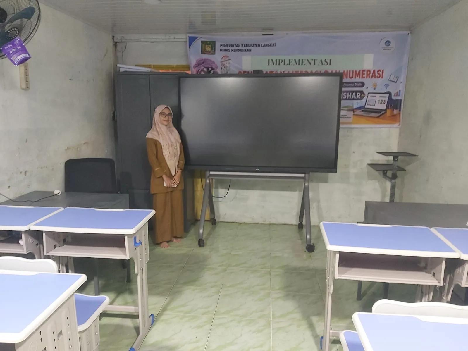 SD Islam Terpadu Al Anshar Tanjungpura Coba Bangkit dari Porak-poranda Pascabanjir