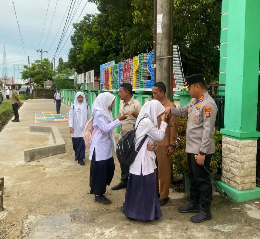 Kapolres Abdya Turun Ke Jalan, Keselamatan Pelajar Jadi Prioritas Khusus