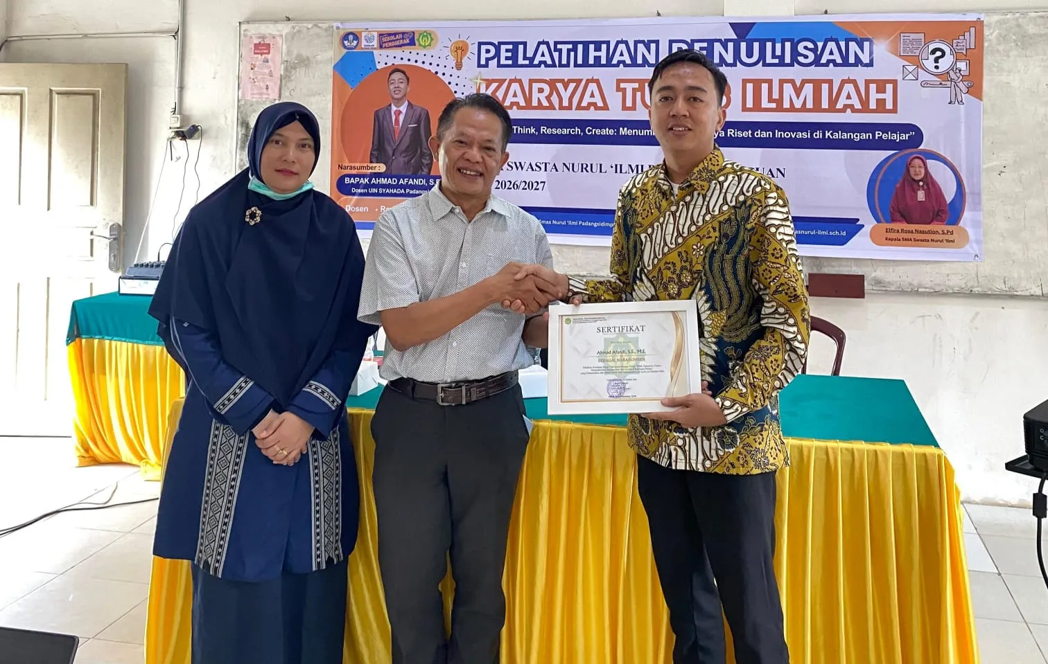 SMA Nurul ‘Ilmi Padangsidimpuan Tanamkan Budaya Riset, Asah Nalar Kritis Siswa