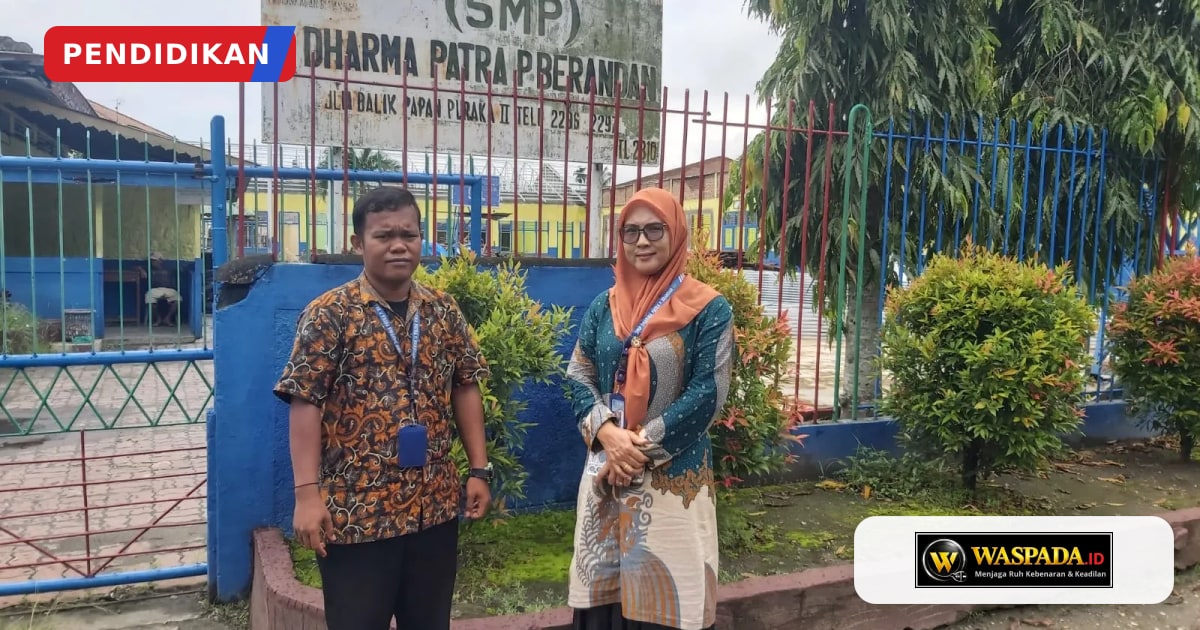 Sign Waspada SMP Dharma Patra P.Brandan Berbenah Lewat Program Revitalisasi | Waspada