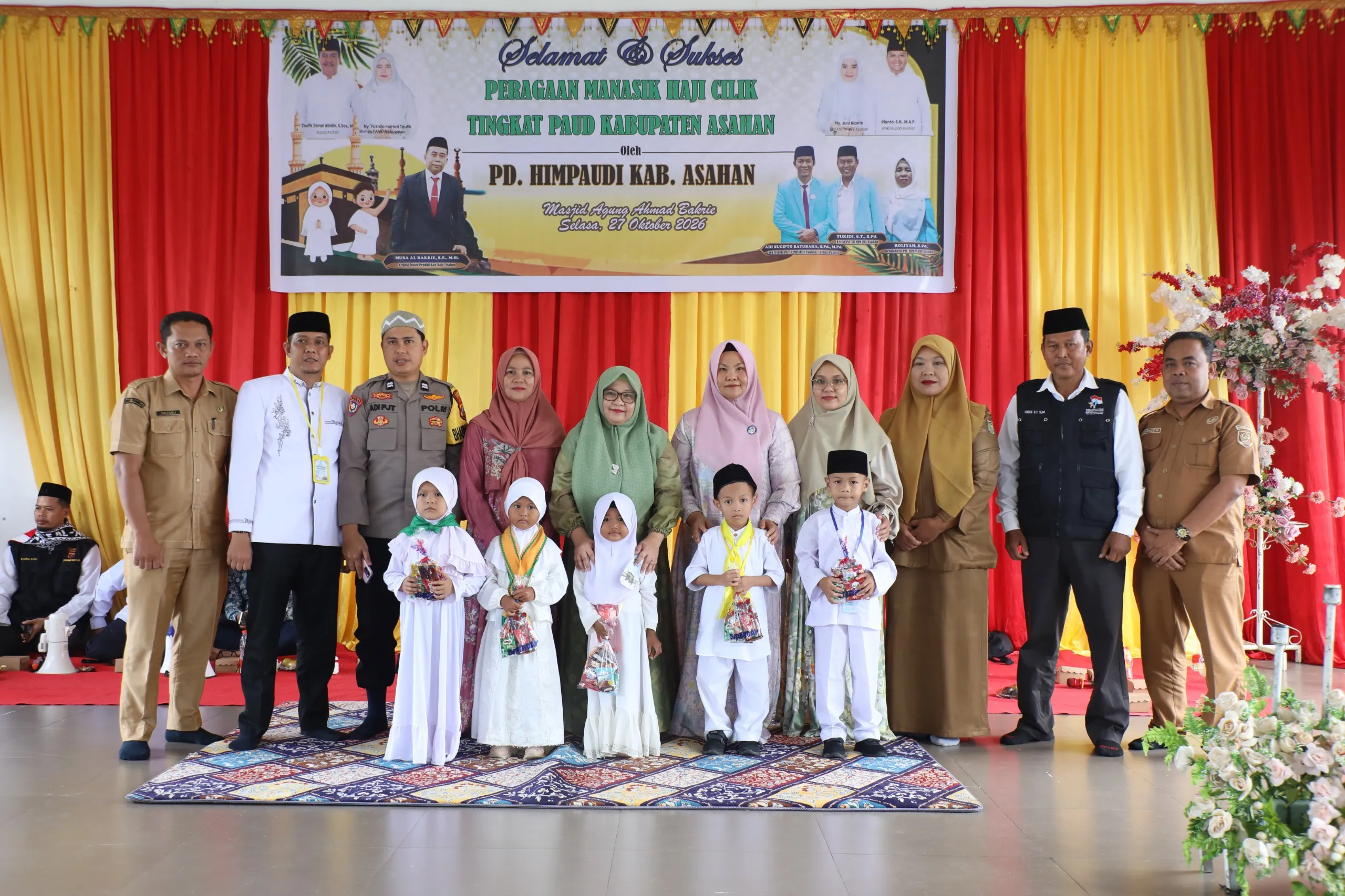 Bunda PAUD Asahan Resmi Buka Peragaan Manasik Haji Cilik Tingkat PAUD Tahun 2026
