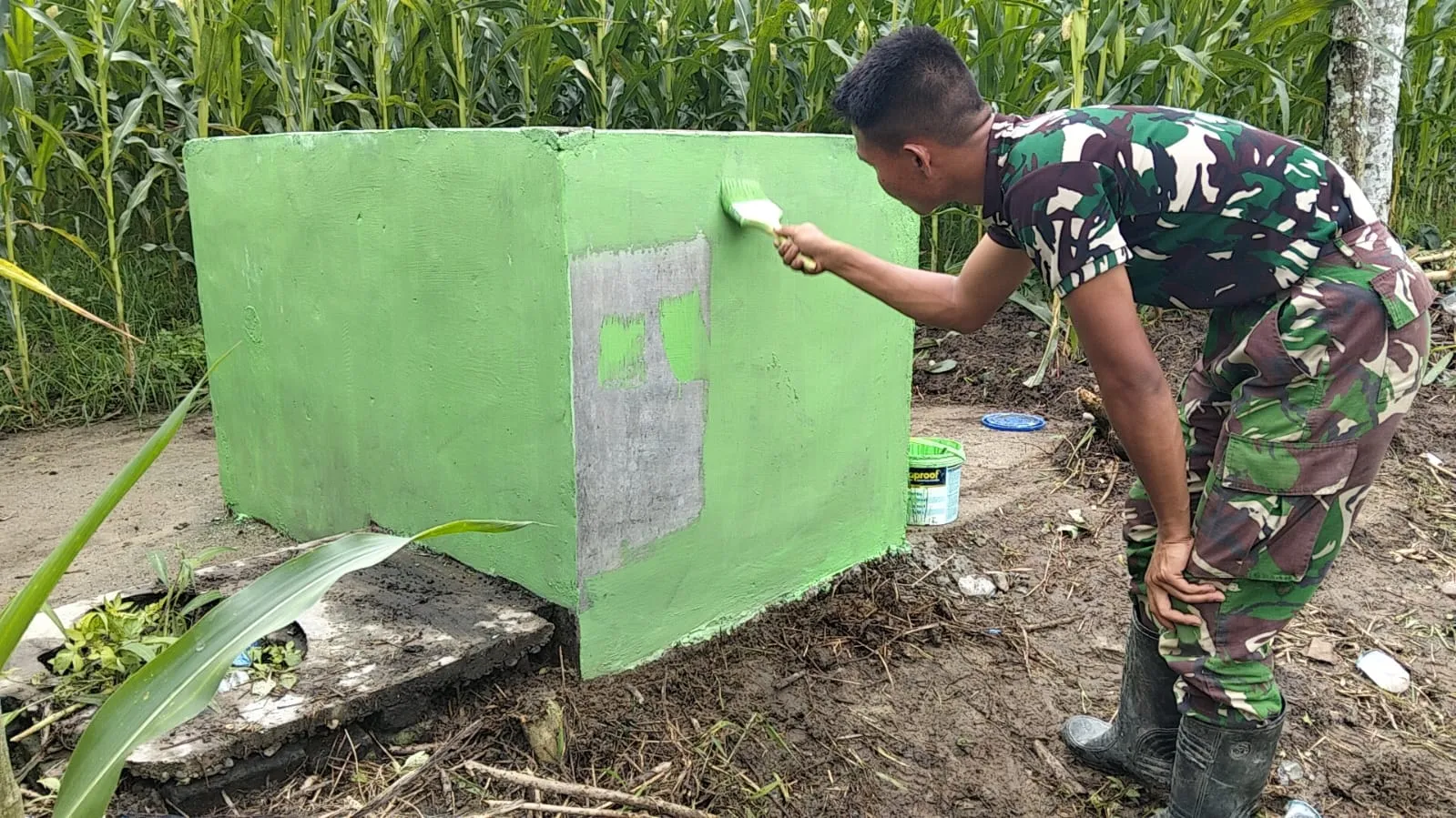 Air Bersih Mengalir, Rumah Layak Berdiri: Gotong Royong TNI dan Warga Warnai TMMD ke-130 di Aceh Tenggara