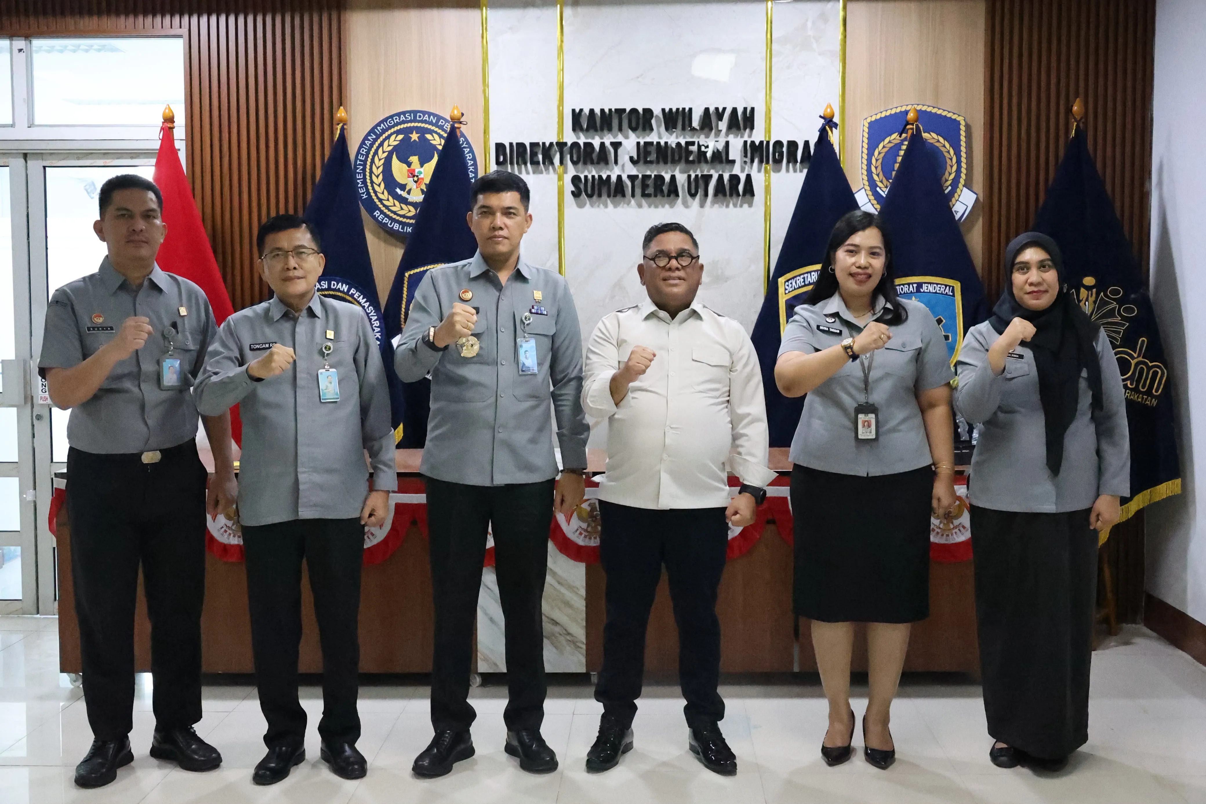 Perkuat Kerja Sama dan Kolaborasi, Kakanwil Imigrasi Sumut Terima Kunjungan Kakanwil Hukum