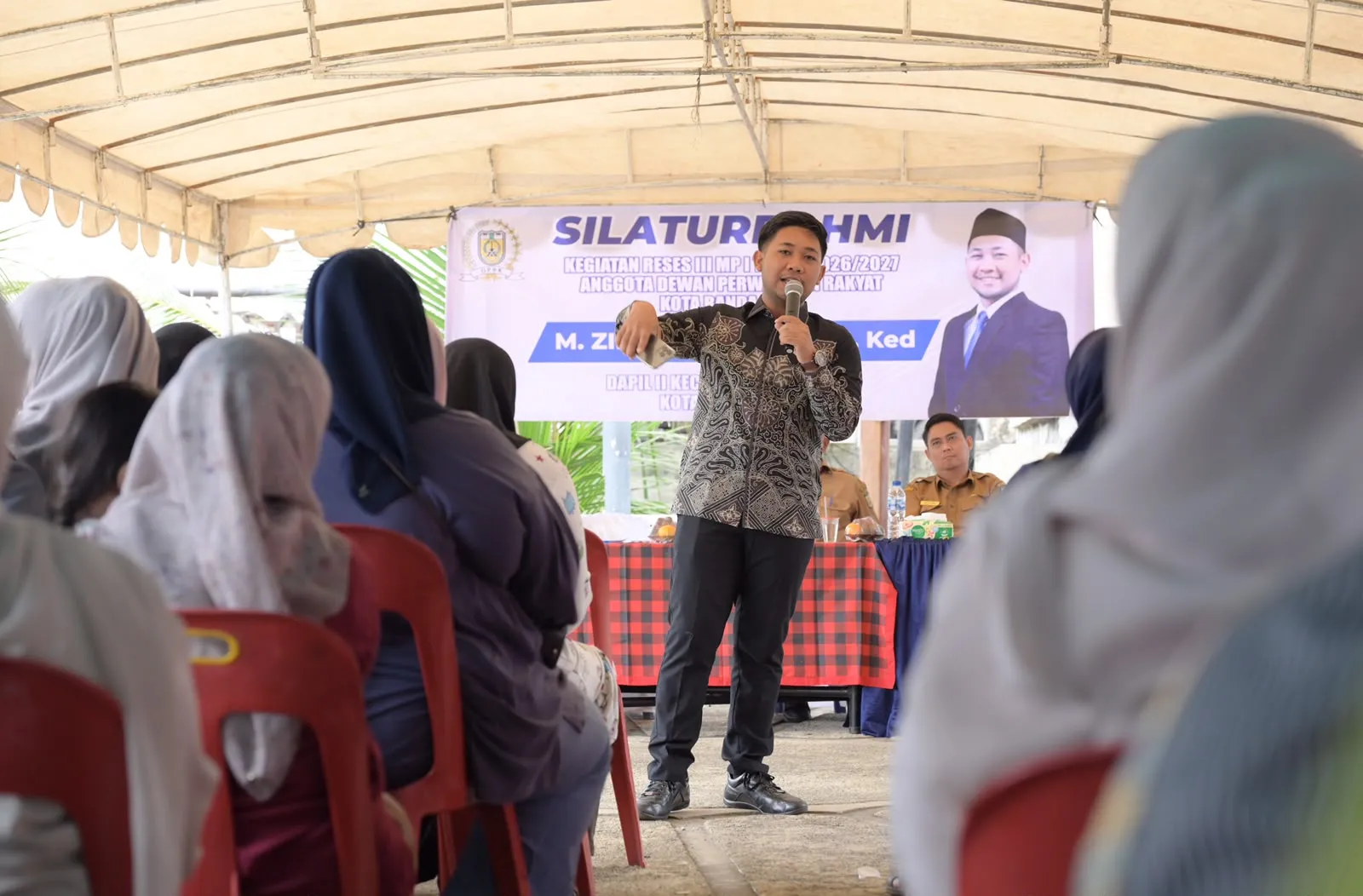 Reses di Gampong Peunayong, Zidan Al Hafidh Tampung Aspirasi Warga