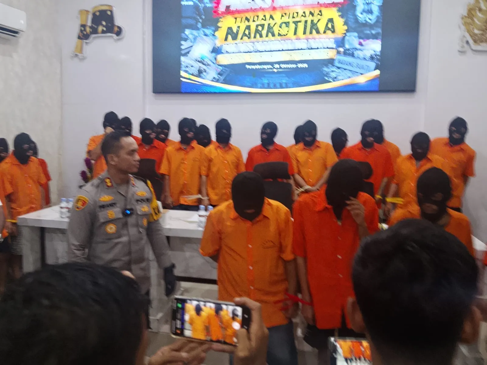 Polres Madina Ungkap 33 Kasus Narkotika dan Amankan 32 Tersangka