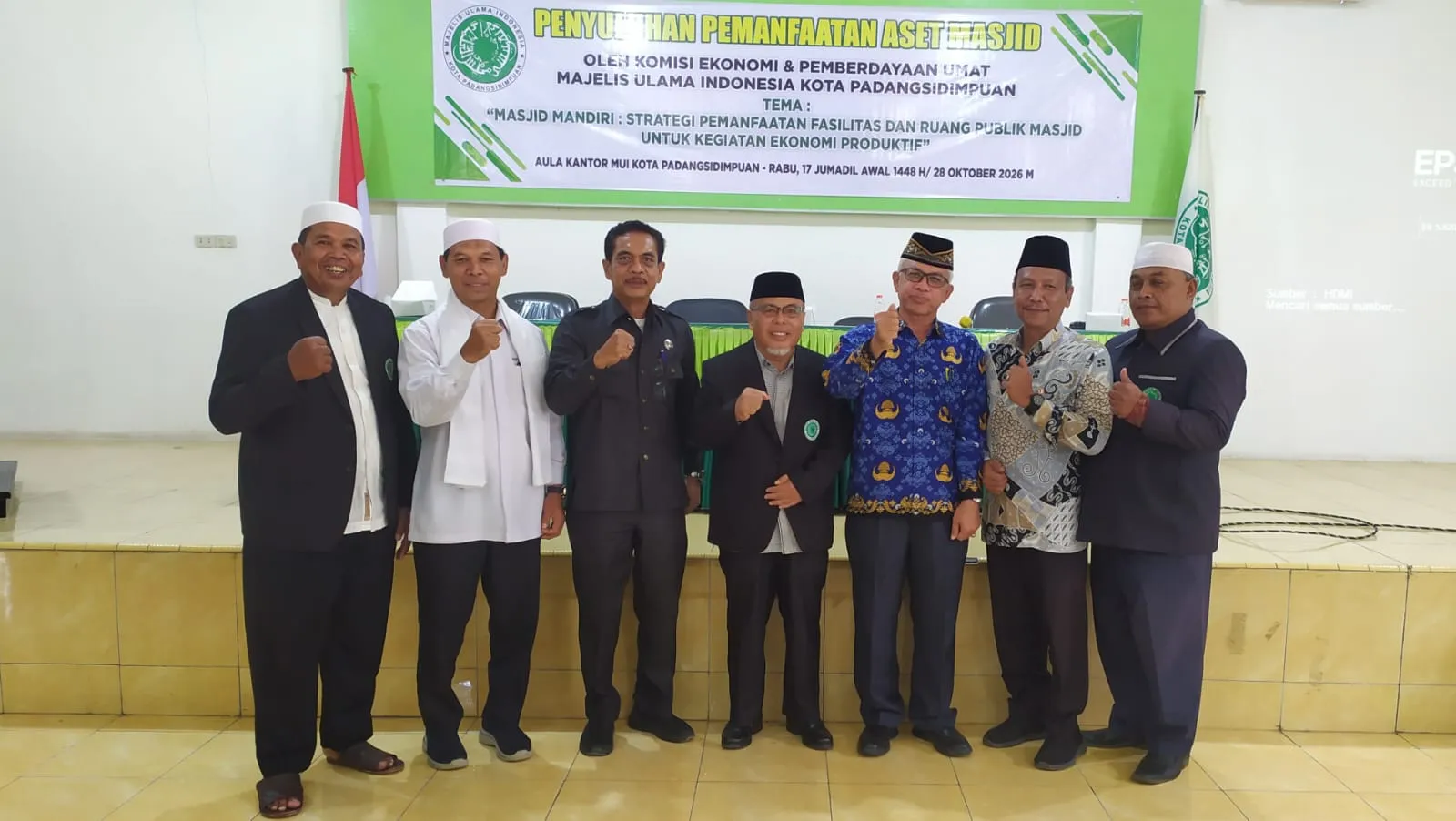 MUI P. Sidimpuan Edukasi BKM dan Alim Ulama Kelola Aset Masjid Jadi Ekonomi Produktif