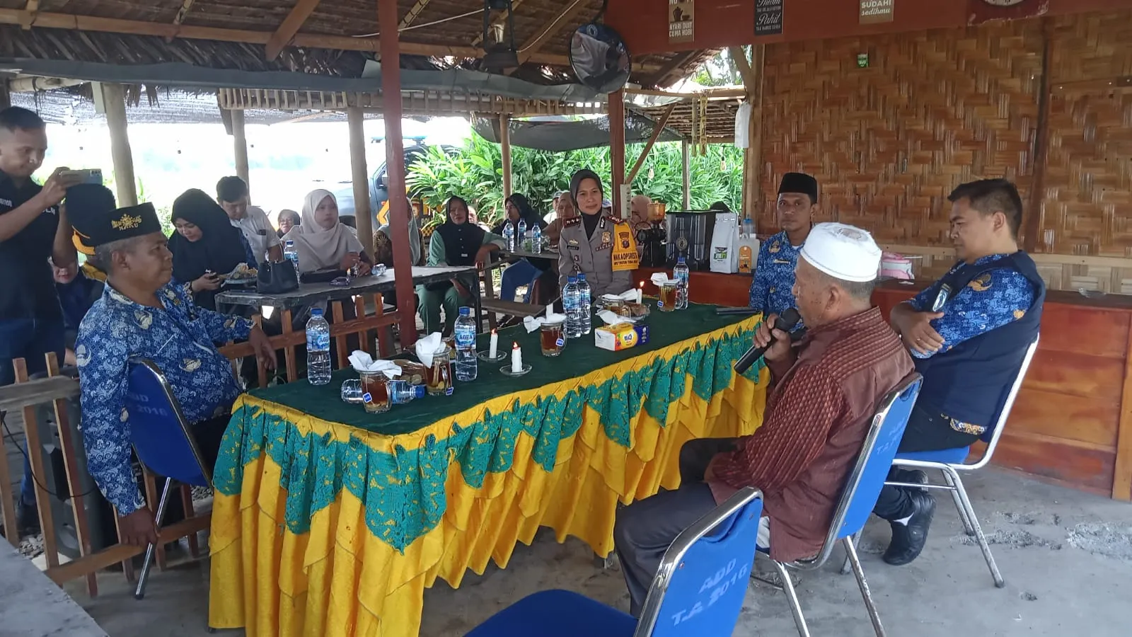Polresta Deliserdang Ajak Masyarakat Pantai Labu Berantas Narkoba