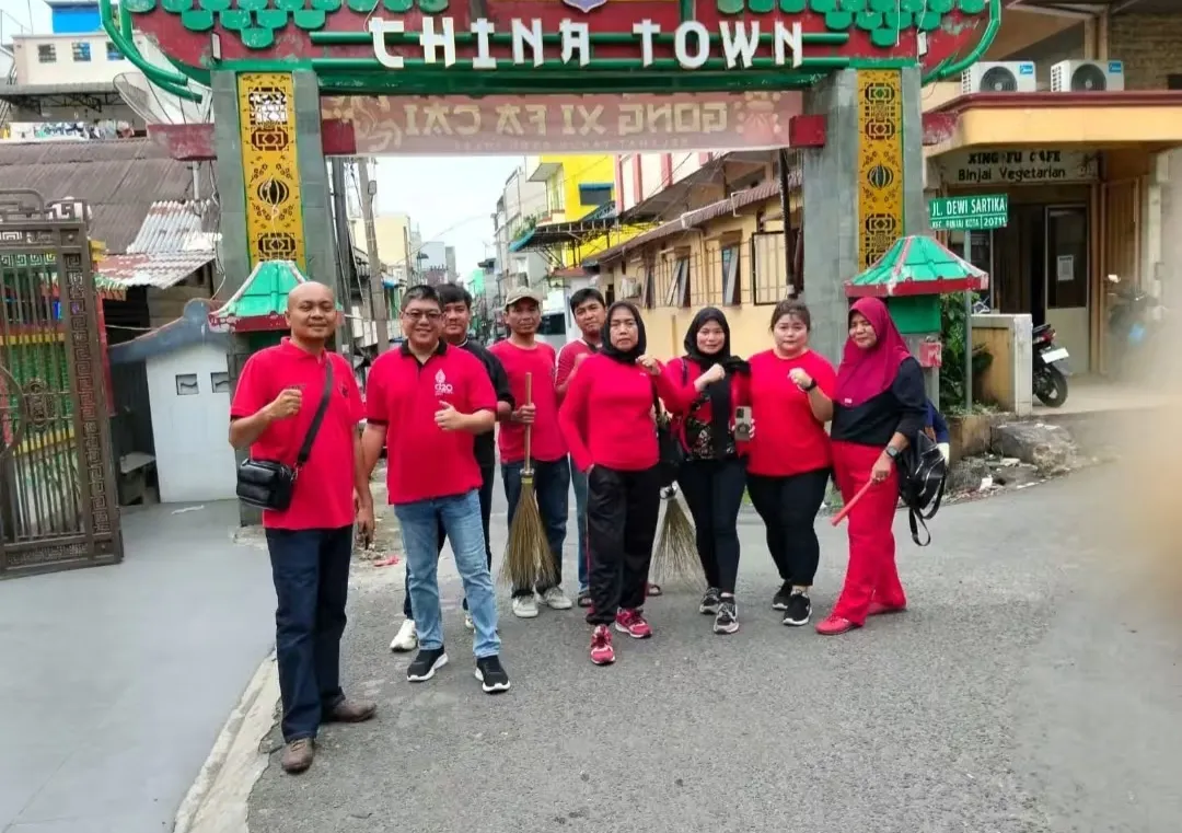 Aksi Nyata PDI Perjuangan Kota Binjai: Gotong Royong Sambut Sumpah Ke 98 Tahun 2026