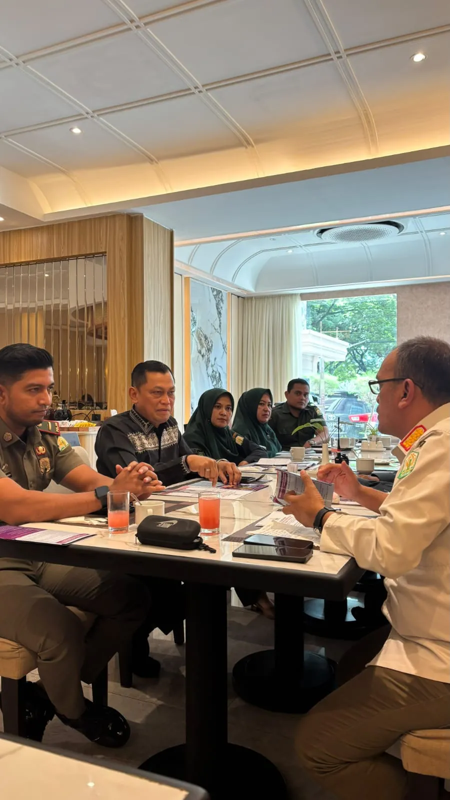 Satpol PP WH-Portola Arabia Hotel Group Sosialisasikan Qanun Syariah