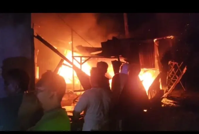 Kebakaran di Subulussalam, Rumah dan Sepeda Motor Hangus