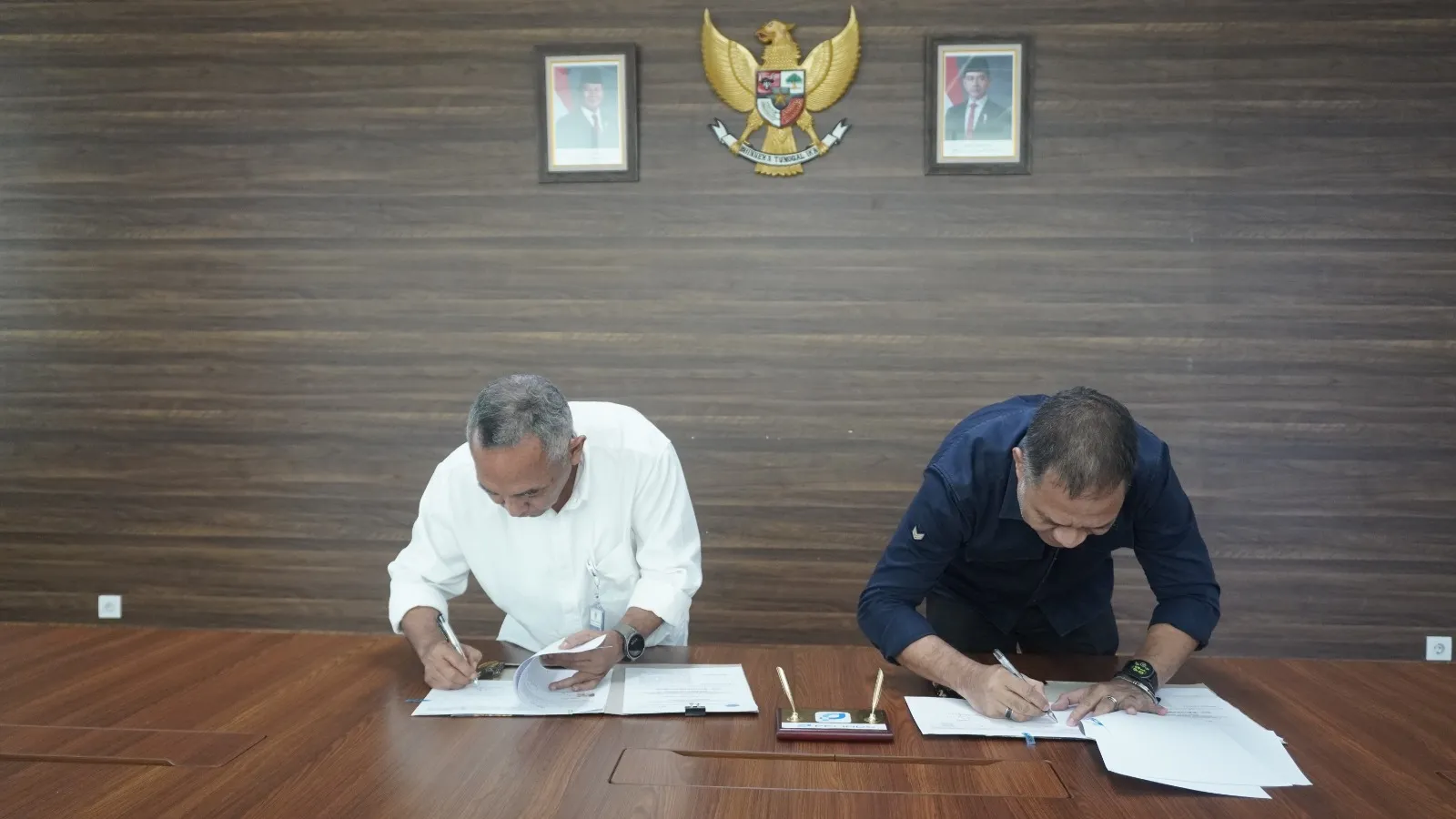Sinergi Optimalisasi Aset Negara, KSOP Utama Belawan dan Pelindo Resmi Teken Perjanjian Tukar Menukar BMN