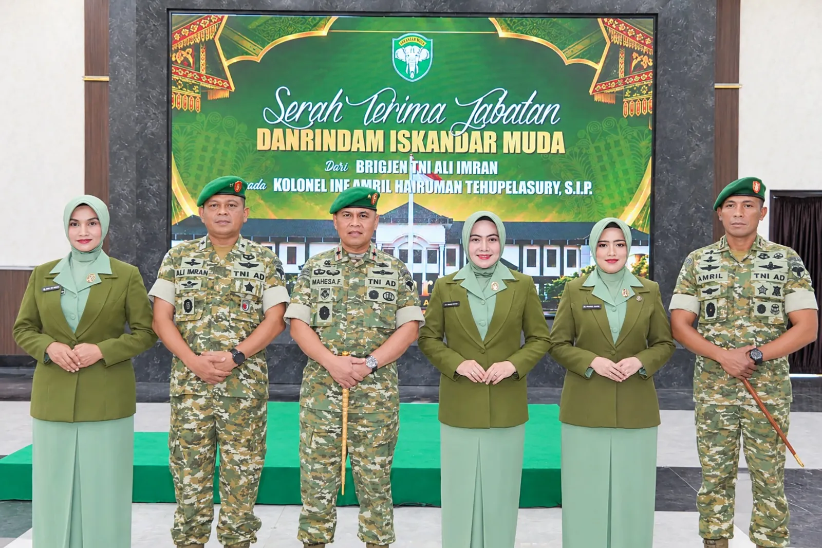 Dua Perwira Baret Merah Bergantian Pimpin Rindam Iskandar Muda
