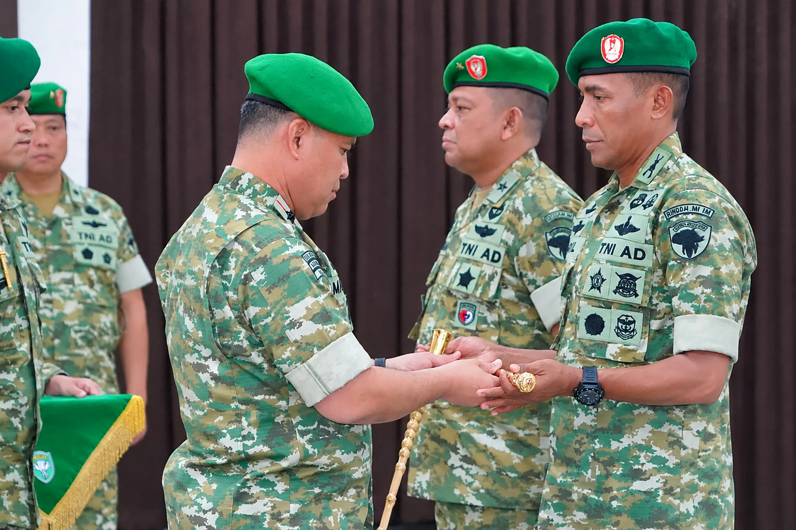 Dua Perwira Baret Merah Bergantian Pimpin Rindam Iskandar Muda
