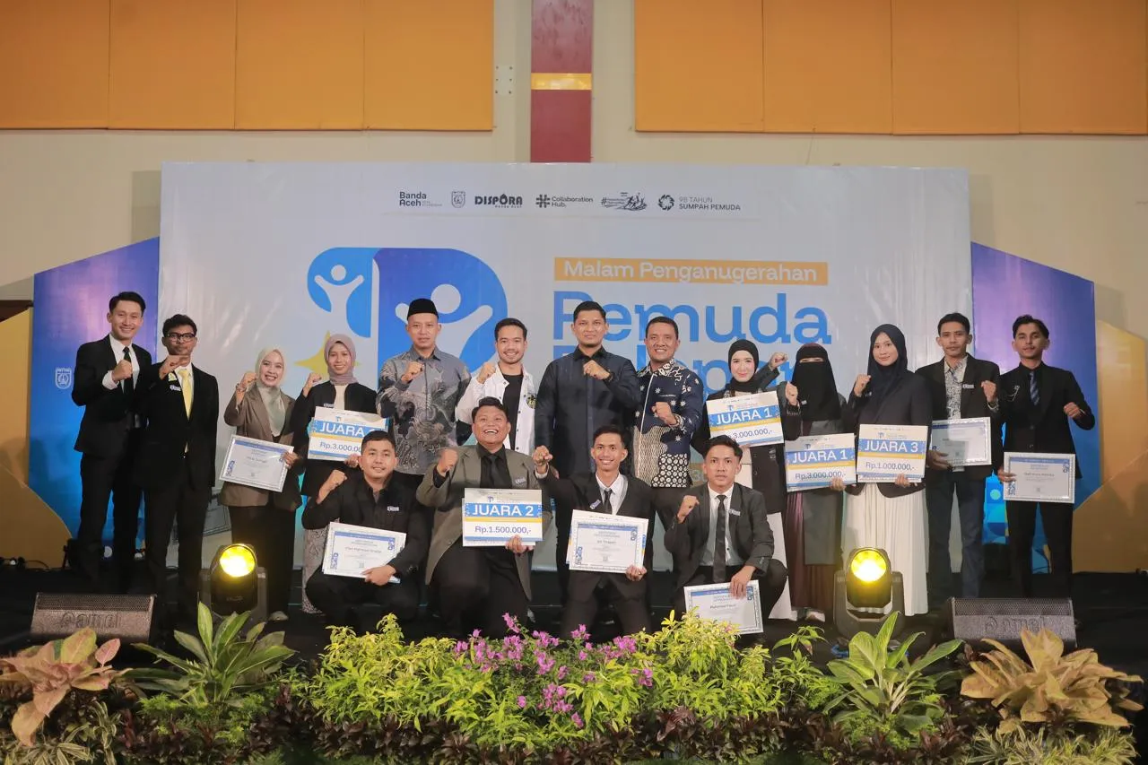 KolaborAksi Pemuda Pelopor: Dispora Kota Banda Aceh Sukses Gelar Malam Penganugerahan Tahun 2026