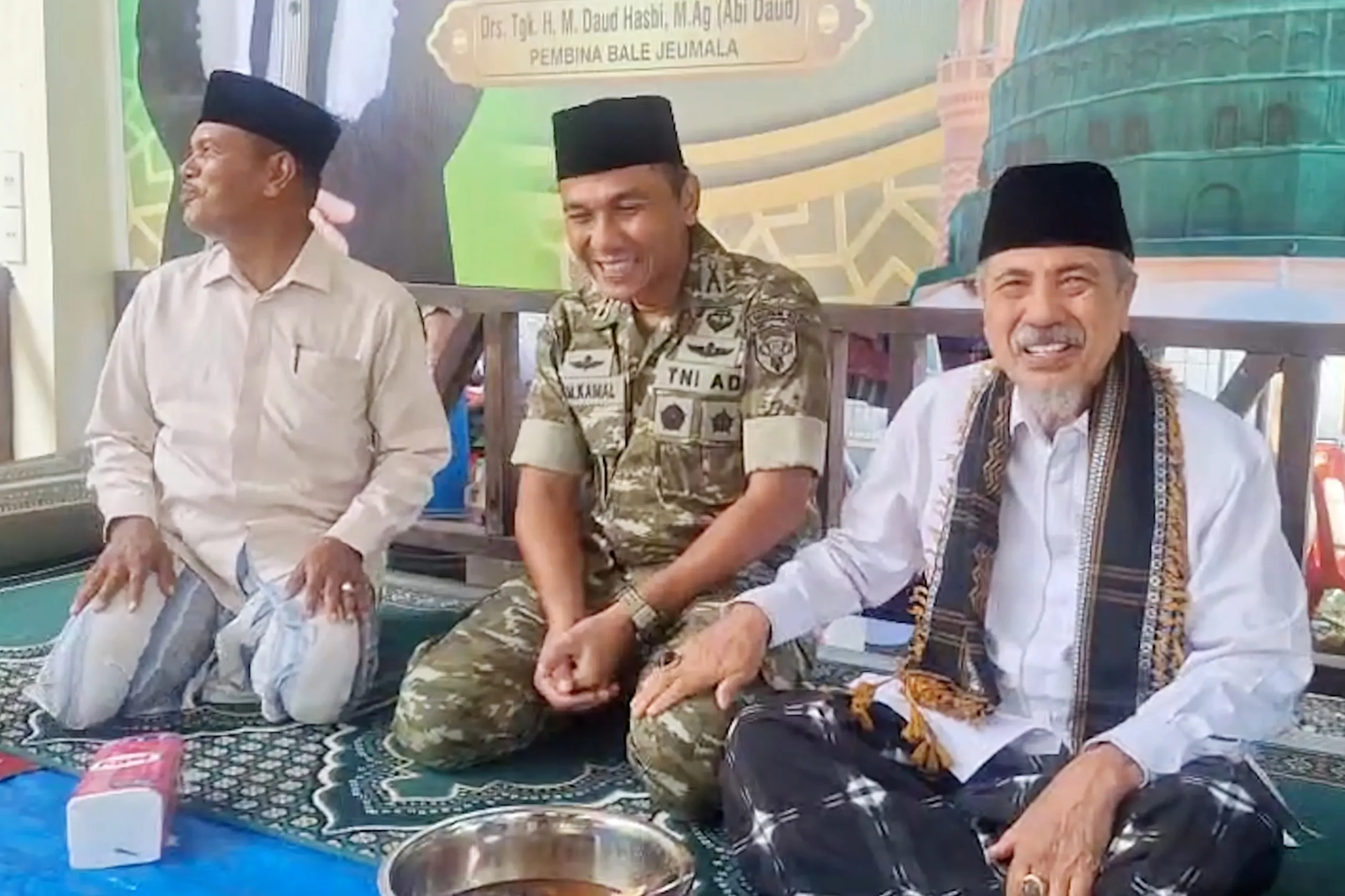 Danrem 011 Lilawangsa Silaturahmi dengan Abi Daud Hasbi, Pererat Ukhuwah TNI dan Ulama